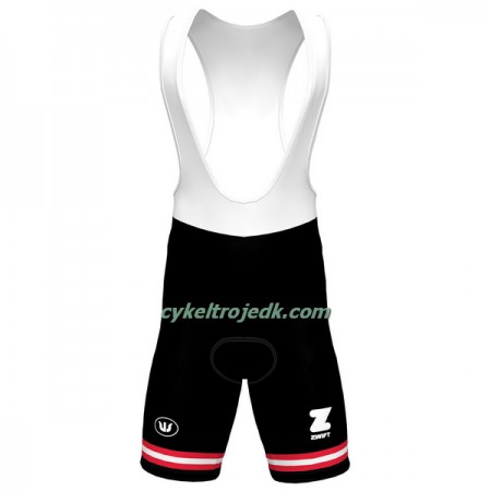 Bib Cykelshorts 2023 Fenix-Deceuninck Østrigsk Mesterskab Rød Hvid